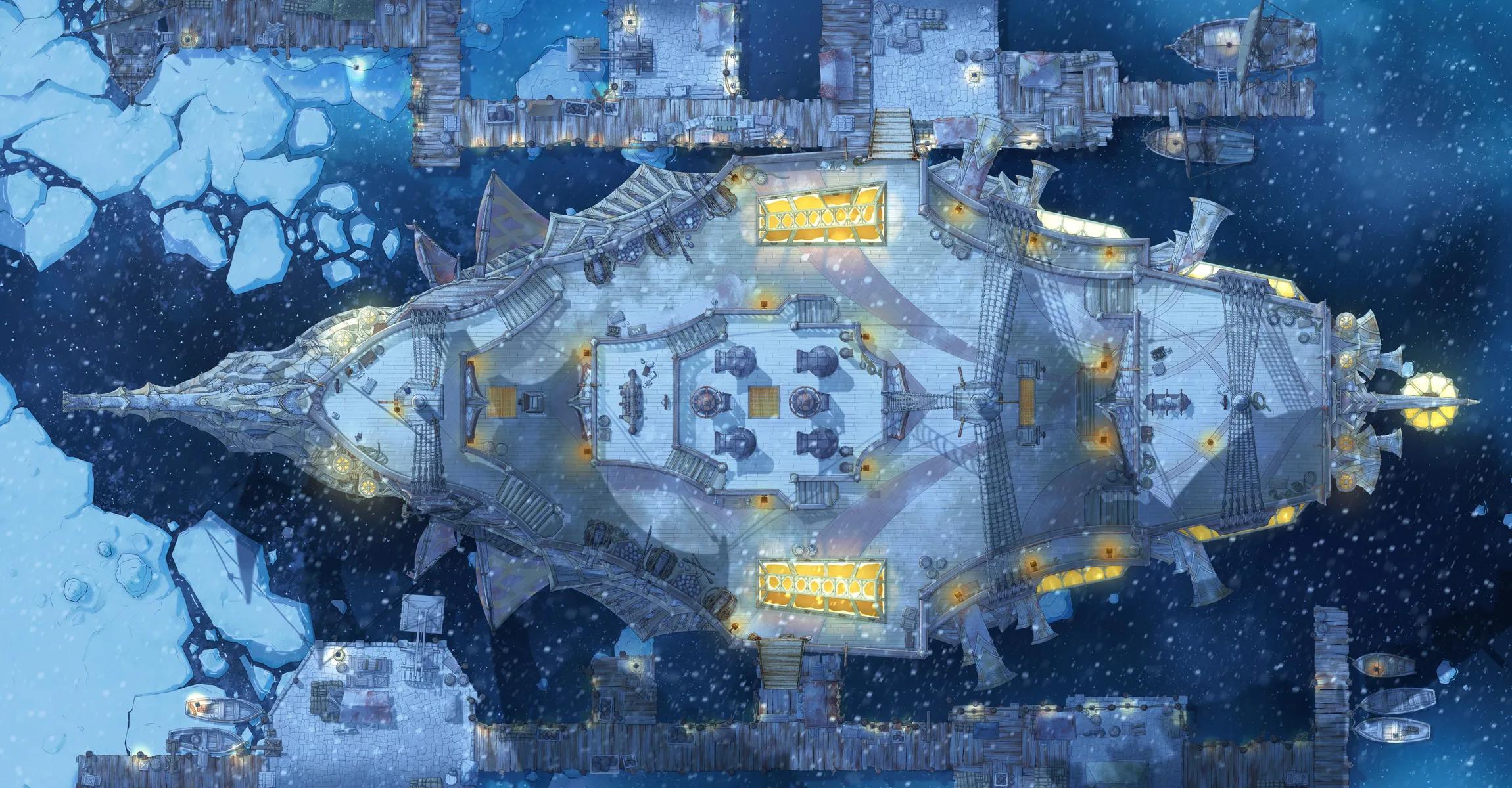 Dragon Ship Exterior map, Winter variant thumbnail