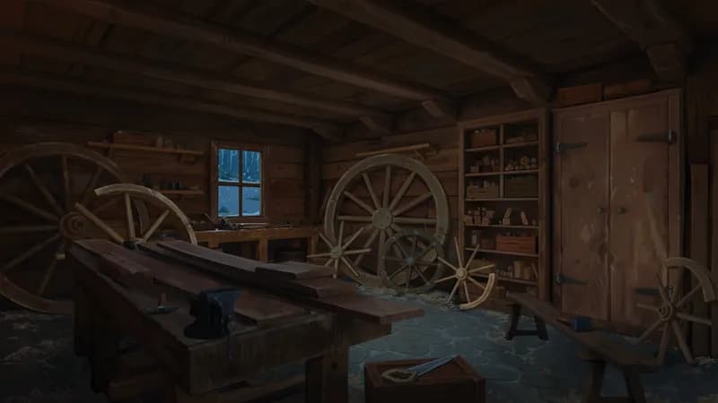 Village Wainwright Shop map, Winter variant thumbnail