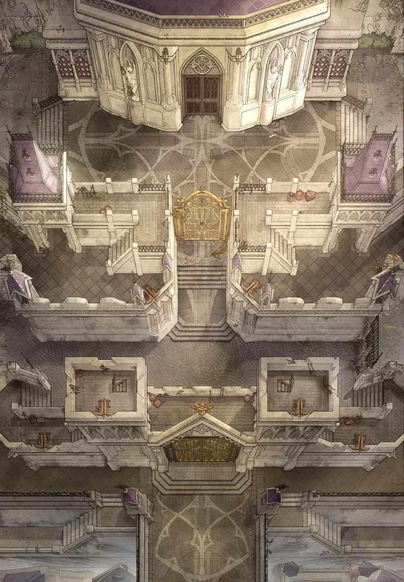 Gated Ramparts map, Original Day variant thumbnail