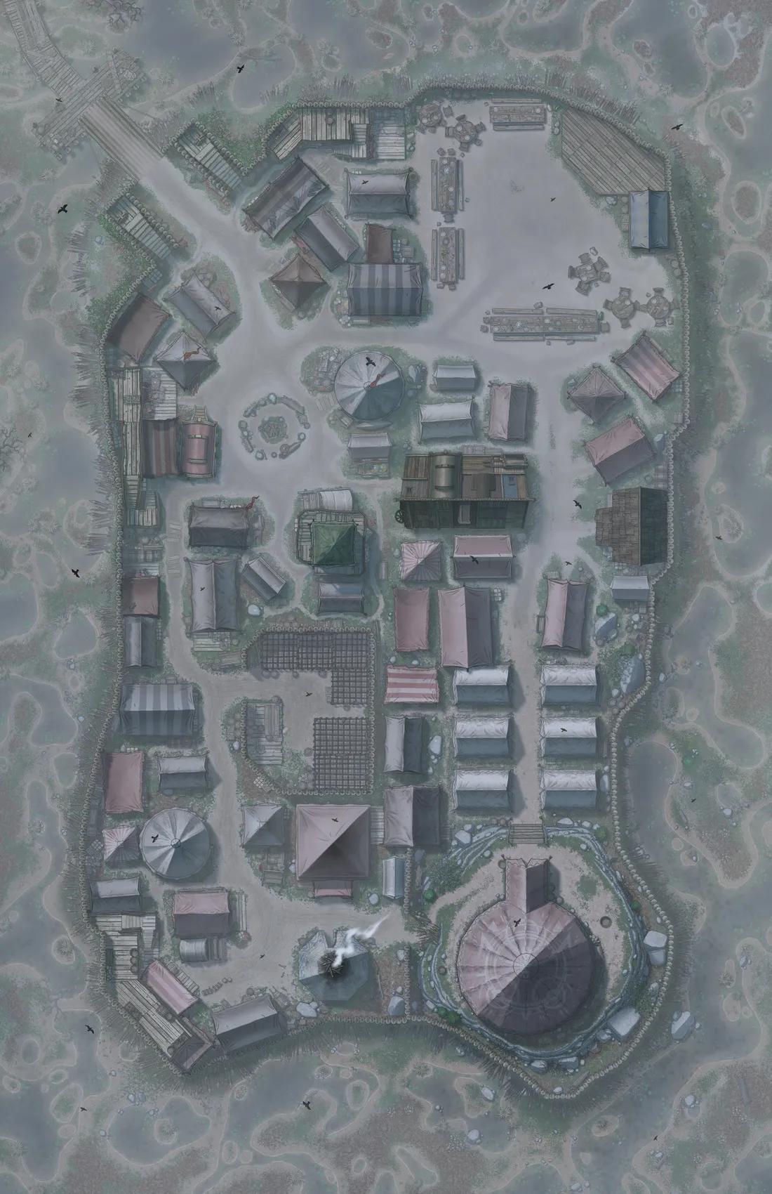 Pelgrut Hideaway map, Misty Fen Day variant thumbnail