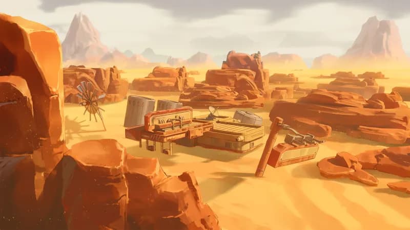 Apocalyptic Fuel Station map, Buried variant thumbnail