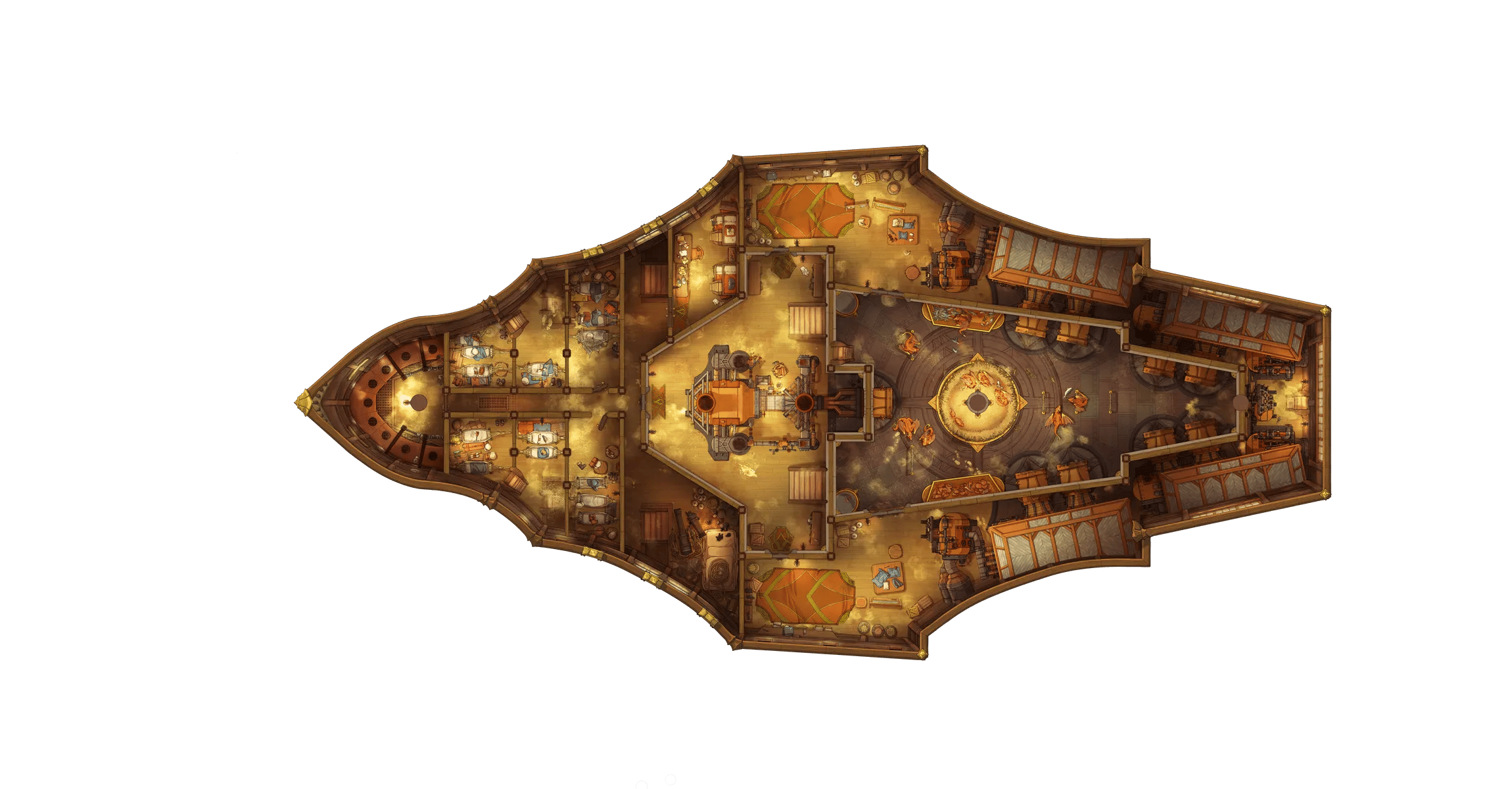 Dragon Ship - Lower Deck map, Desert variant thumbnail