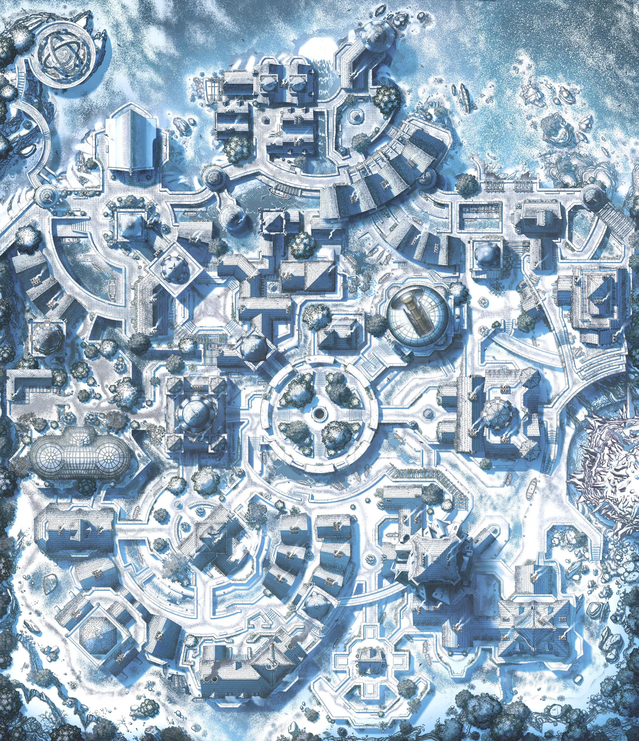 Elseridge Academy map, Winter Day variant thumbnail