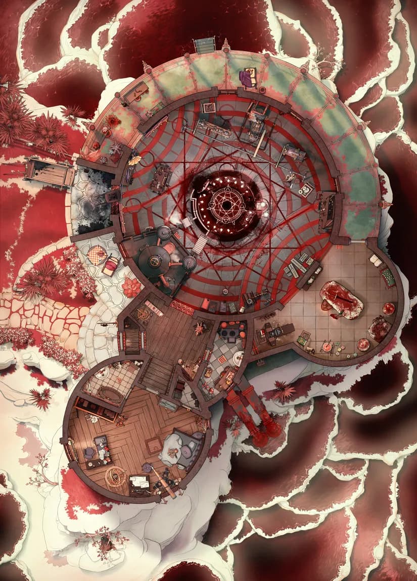 Forge of the Wizard Blacksmith map, Blood Lands variant thumbnail