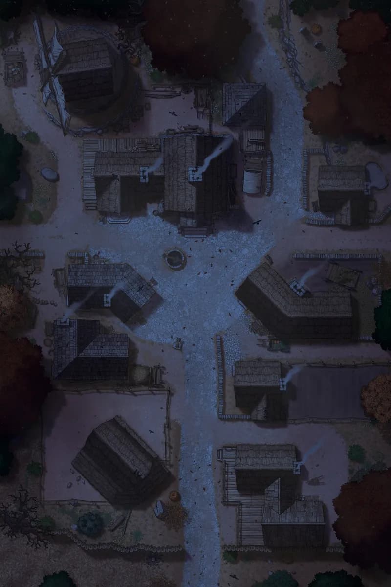 Hauthell map, 03 Autumn Night variant thumbnail