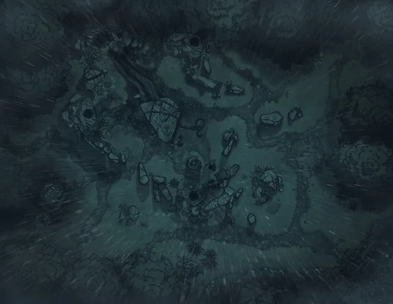 Henge Cave Entrance map, Rain variant thumbnail