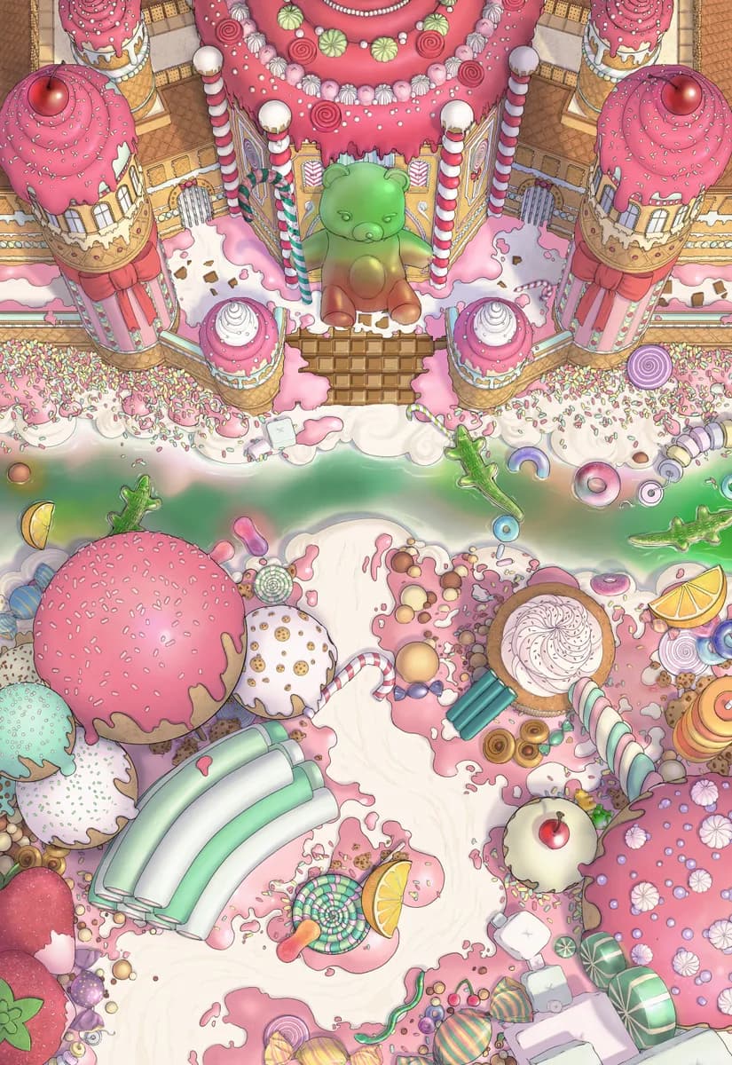 Candy Castle map, Sour Gummy Bear Guardian variant thumbnail