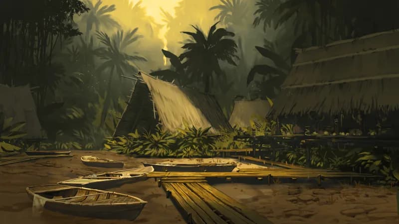 Jungle Village map, Drought variant thumbnail