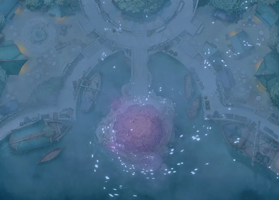 Elven Harbour map, Fog variant thumbnail