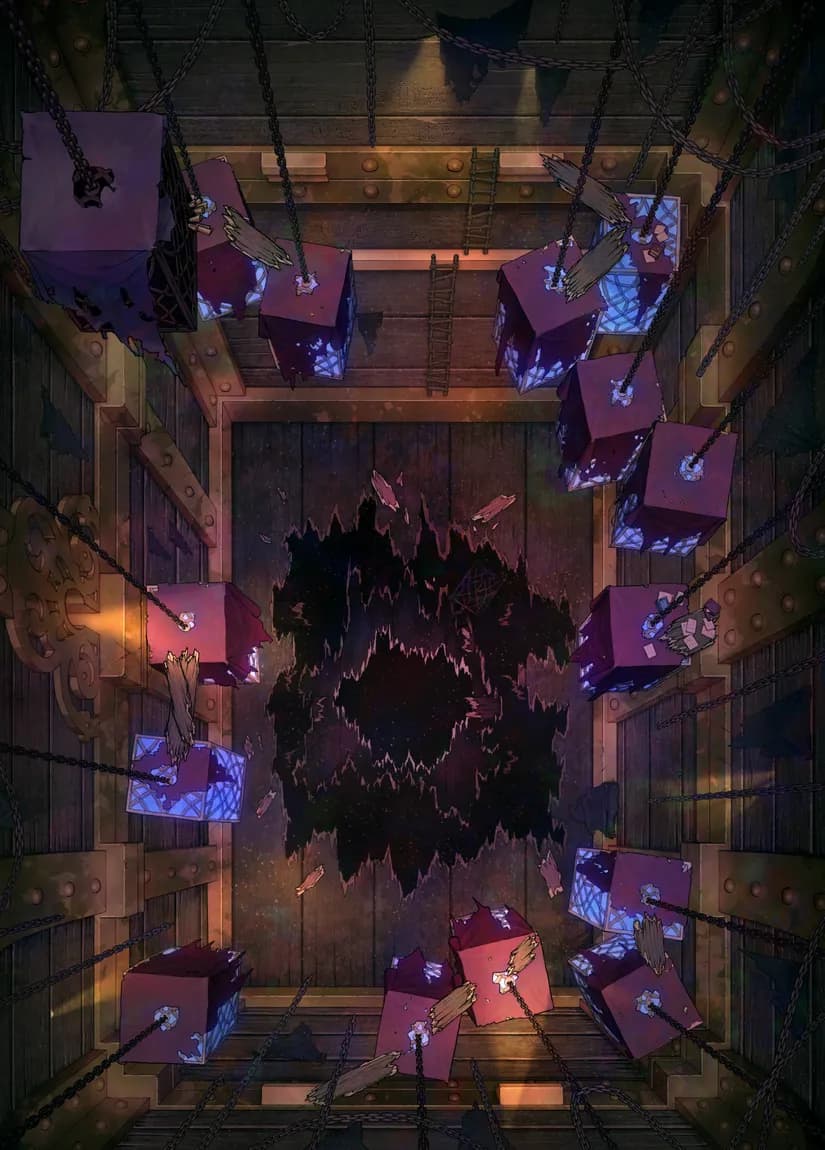 Wizard Prison Part 7 map, No Magic Day variant thumbnail