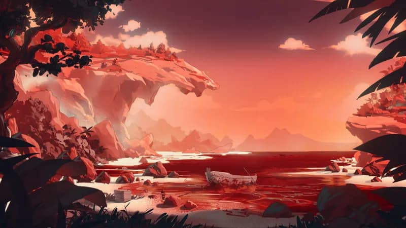 Beachside Cliff map, Bloodlands variant thumbnail