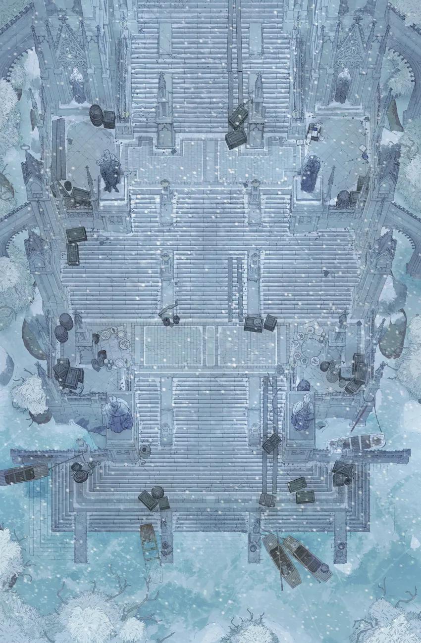 Pilgrim Steps map, Winter variant thumbnail