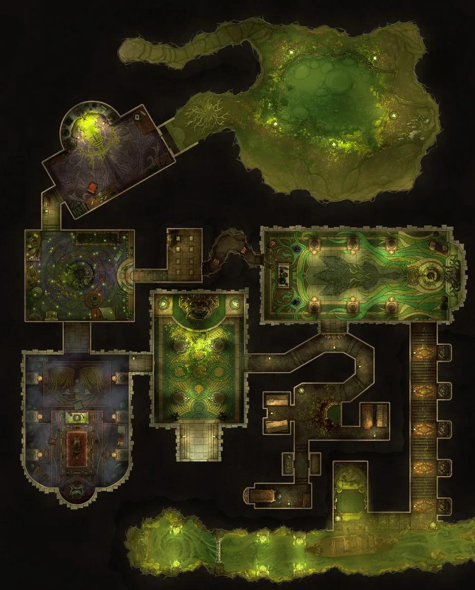 Archon's Catacombs map, Toxic variant thumbnail