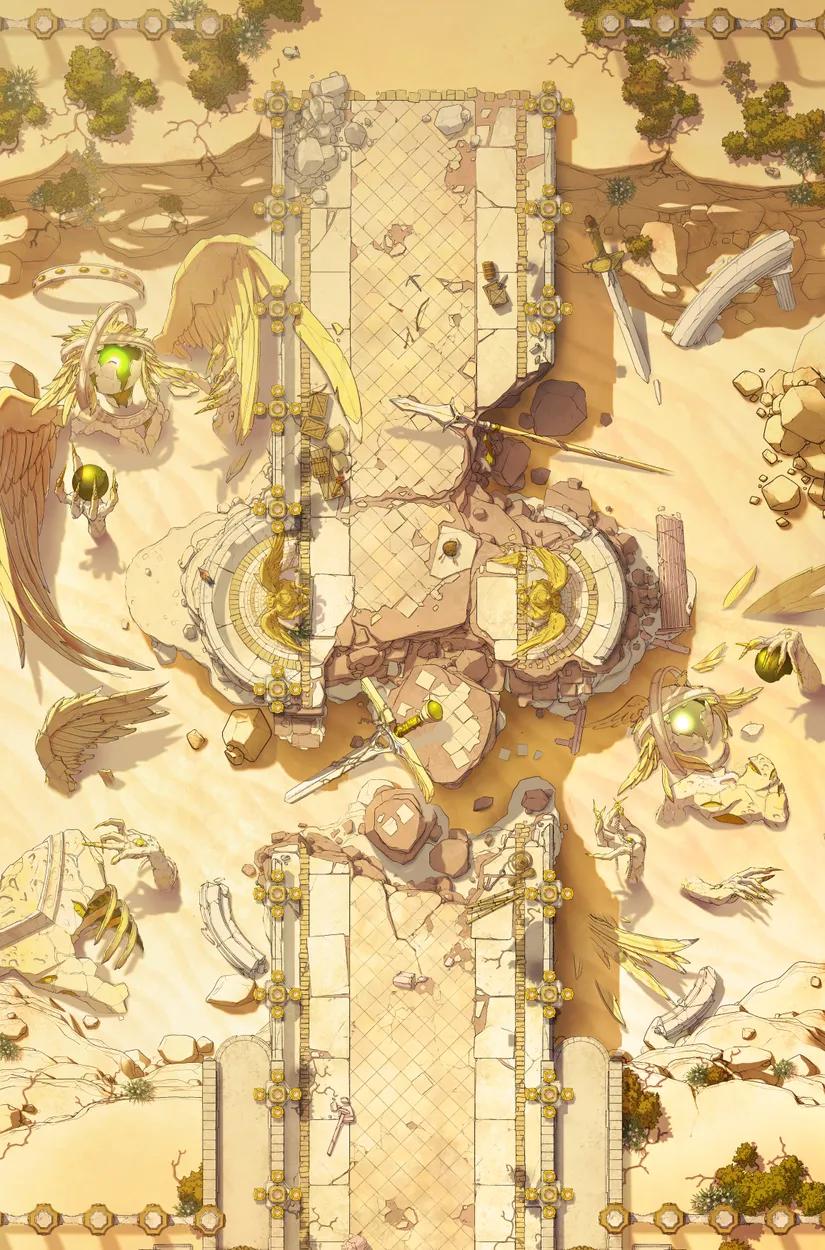 Empyreal Bridge map, Desert variant thumbnail