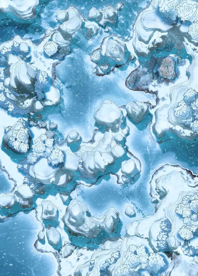 Tidal River map, Winter variant thumbnail