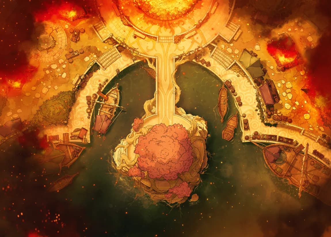 Elven Harbour map, Destruction variant thumbnail