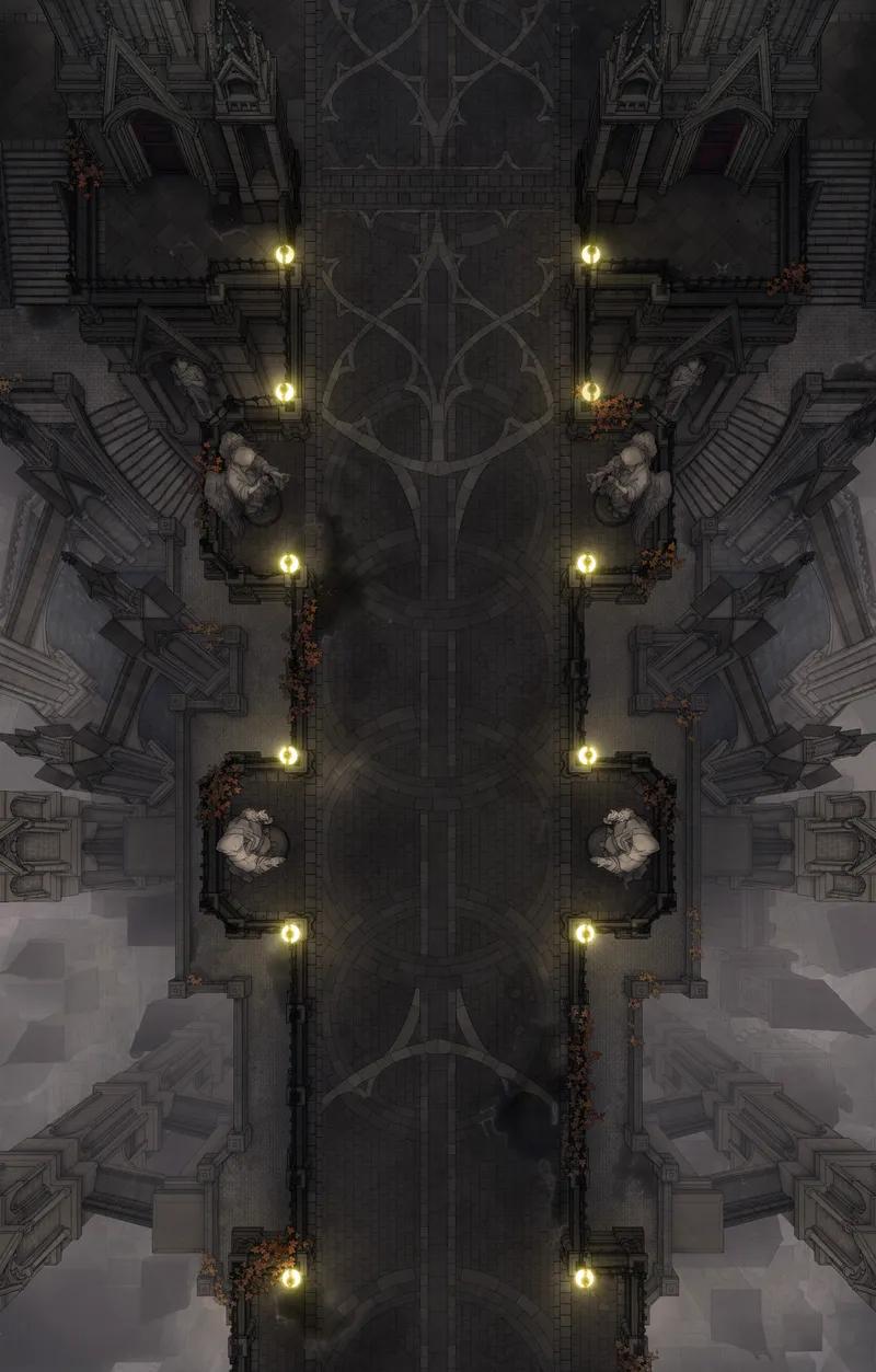 Processional Avenue map, Open Bridge variant thumbnail