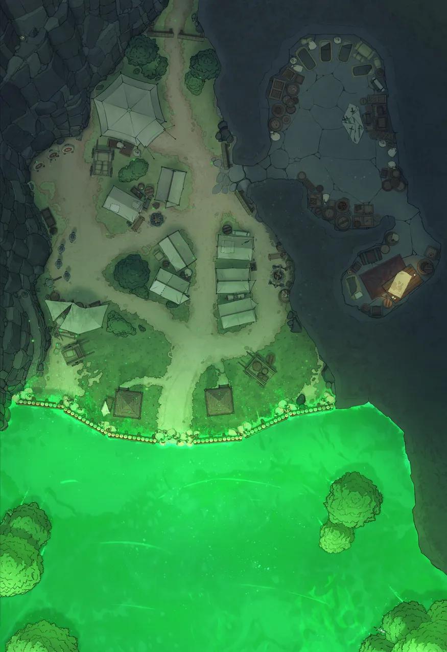 Rebel Camp map, Flood Toxic variant thumbnail