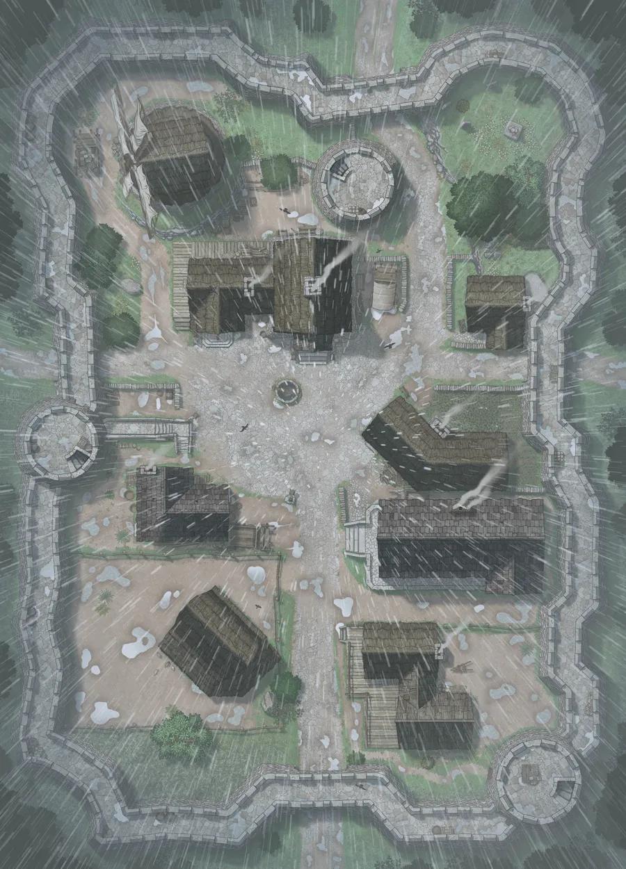 Hauthell map, 04 Rain Day variant thumbnail