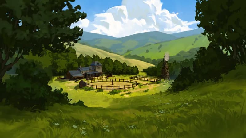 Pastoral Village Stables map, No Animals variant thumbnail