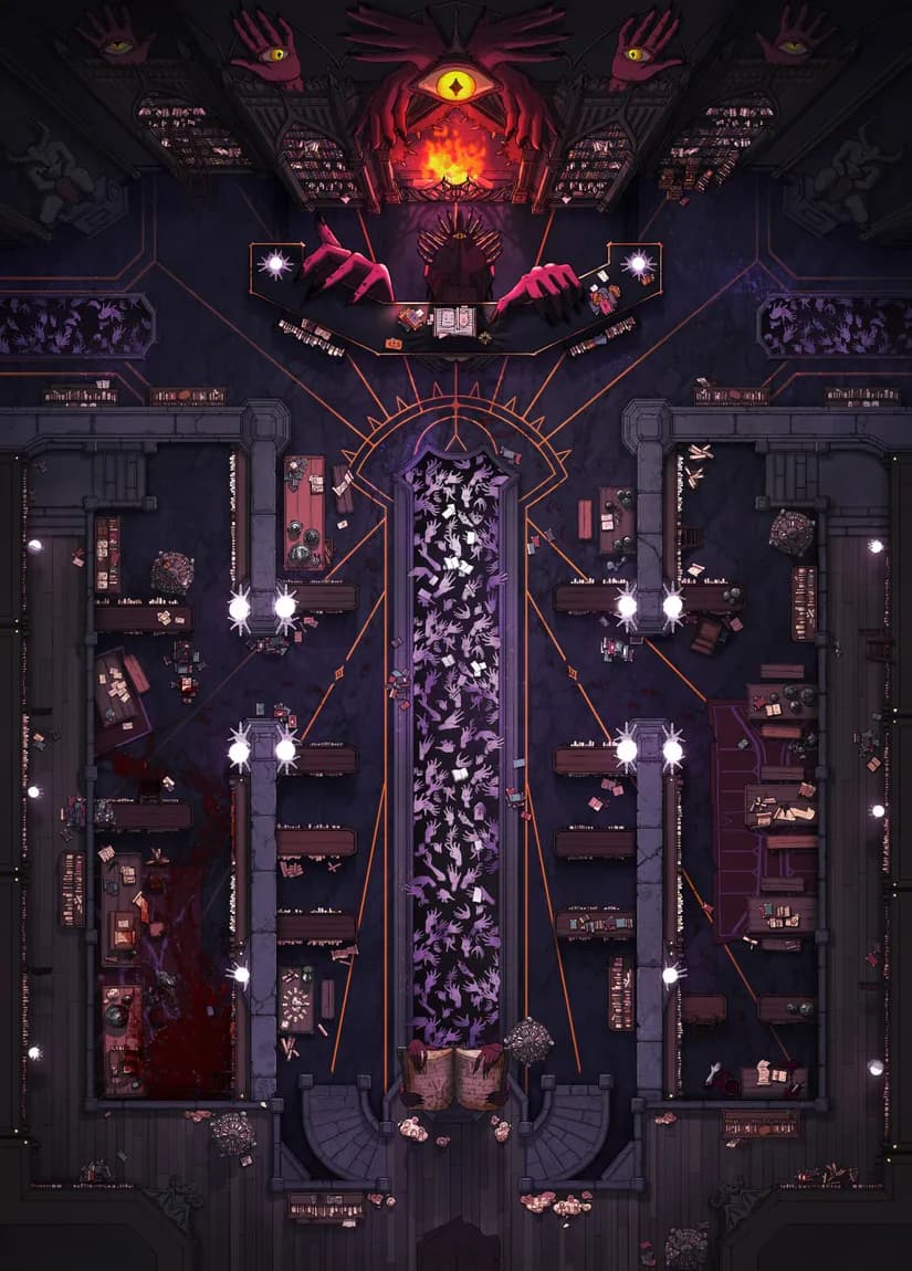 Demonic Library map, Massacre variant thumbnail