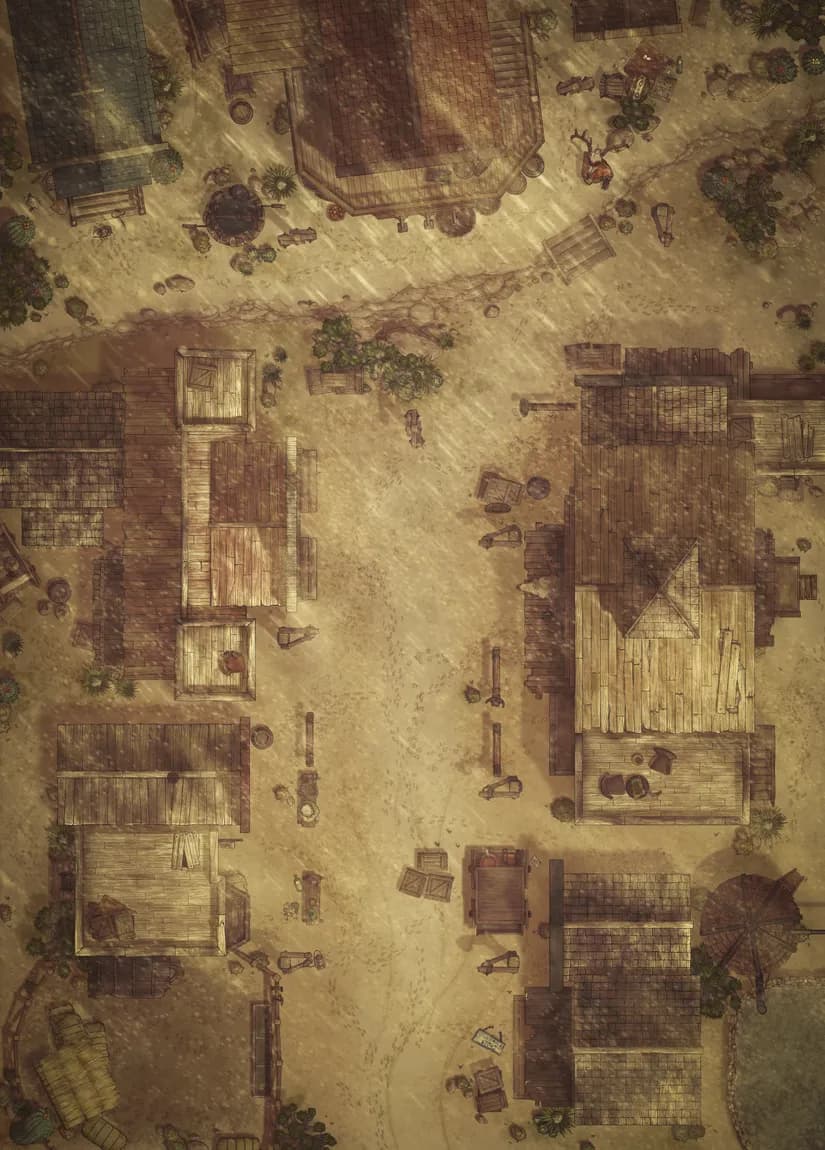 Wild West Town map, Sandstorm Exterior variant thumbnail