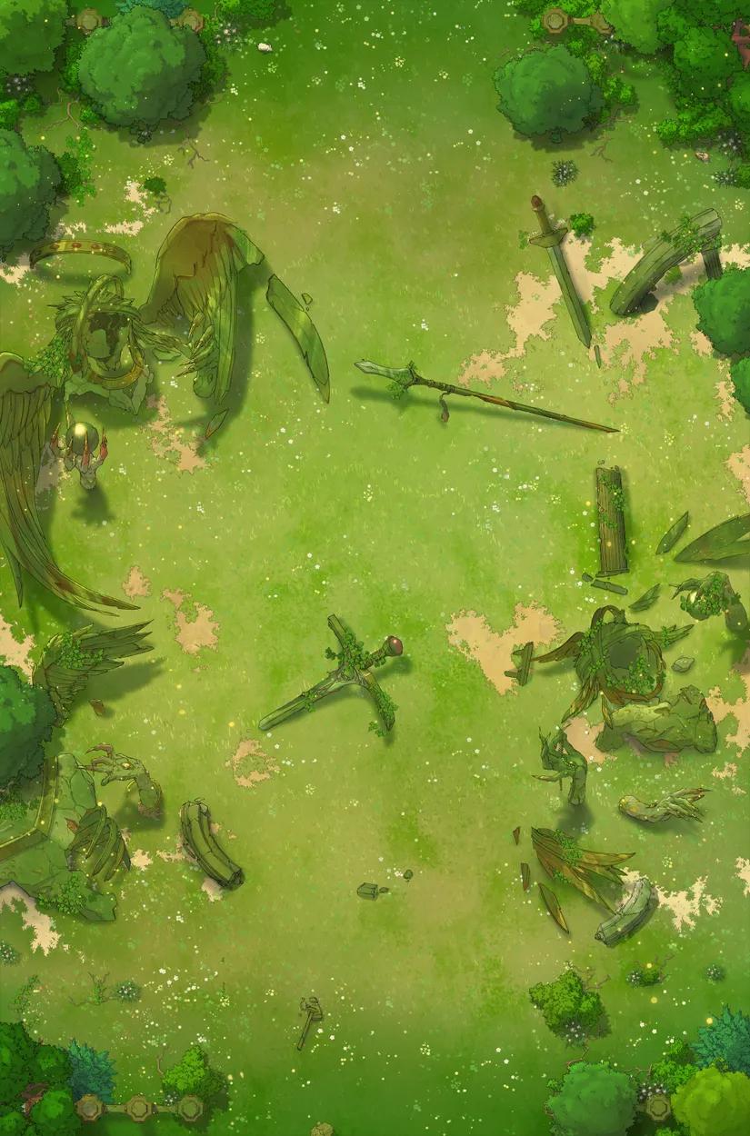 Empyreal Bridge map, Ruins variant thumbnail