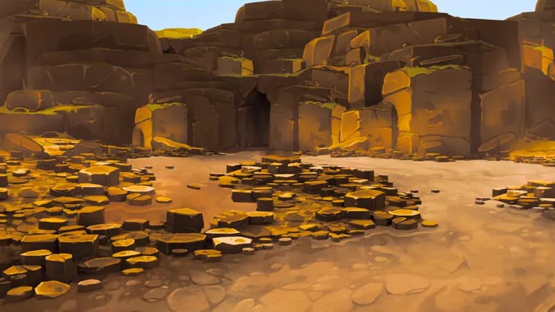 Melting Glacier map, Desert variant thumbnail