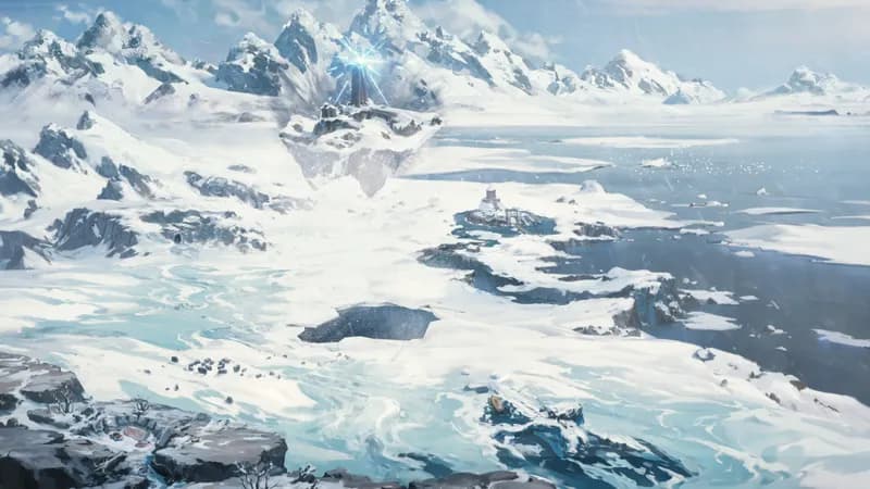 Arctic Tundra map, Floating Tower variant thumbnail