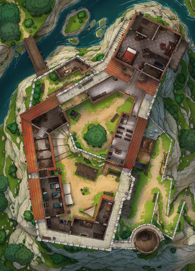 Island Toll Castle map, Floor 3 Day variant thumbnail
