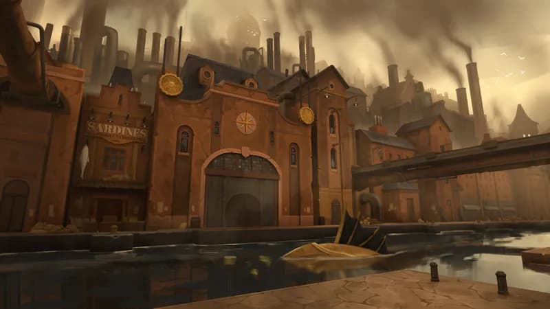 Iron Wharf map, Submerged variant thumbnail