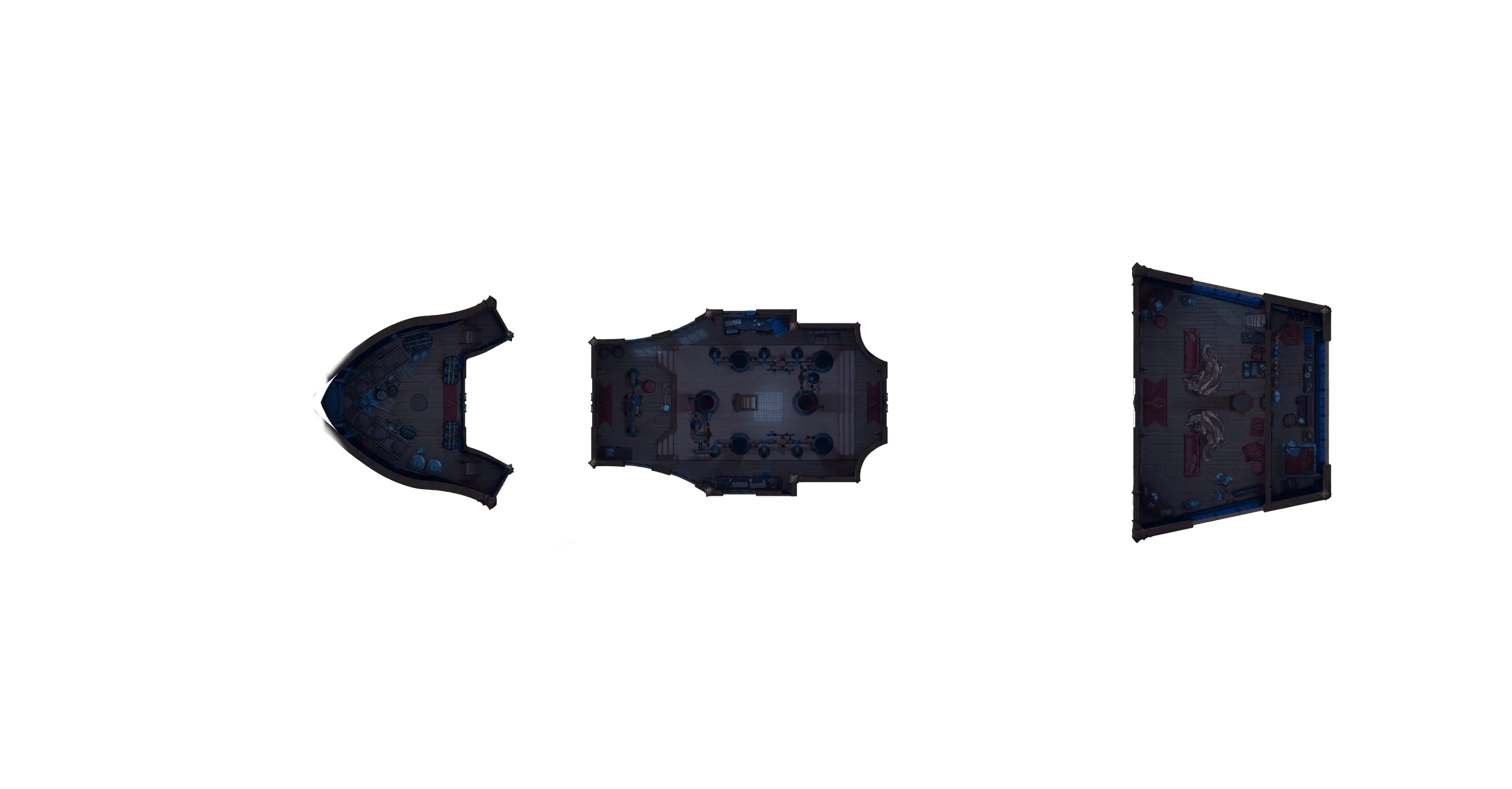 Dragon Ship Interior map, Top Deck Dark variant thumbnail