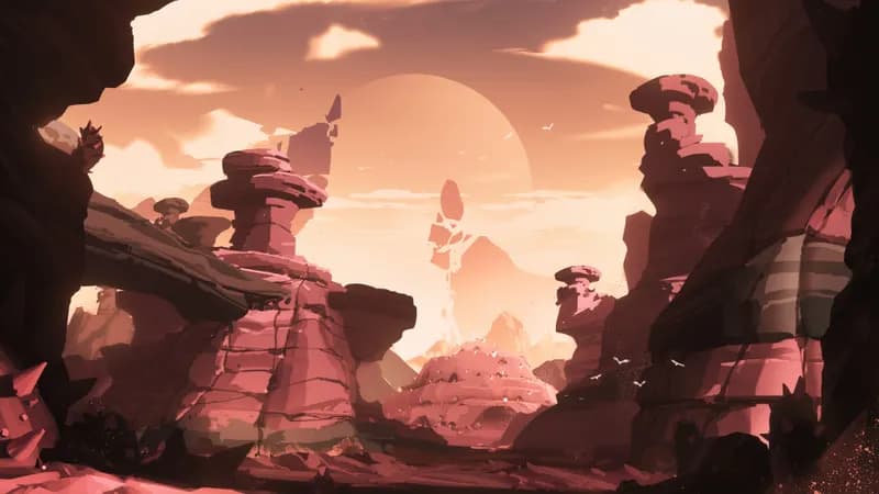 Alien Canyon Burrows map, Sunset variant thumbnail