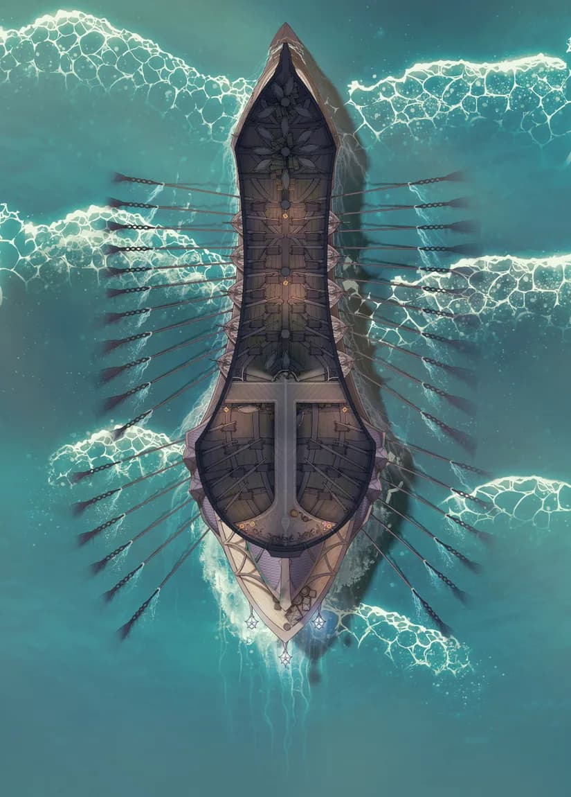 Drow Warship Interior map, Day Bottom Deck variant thumbnail