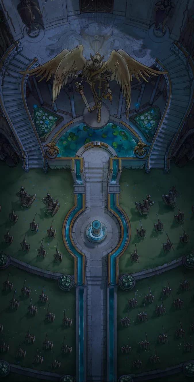 Imperial Graveyard map, Statues Night variant thumbnail