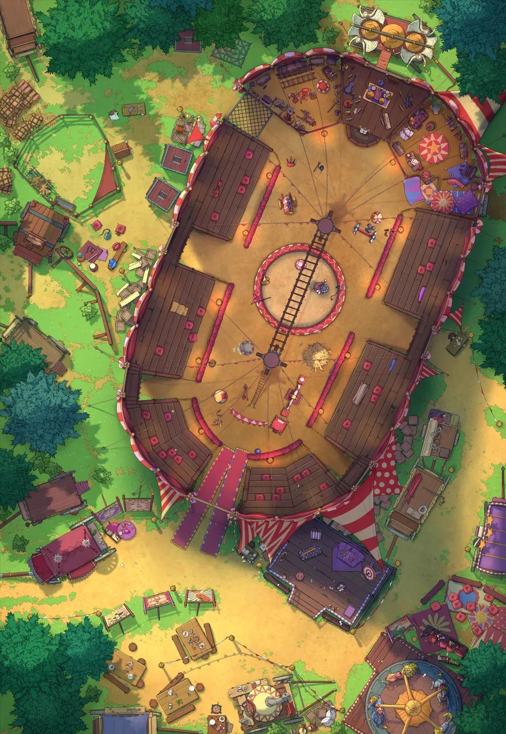 Travelling Circus map, No Animals variant thumbnail