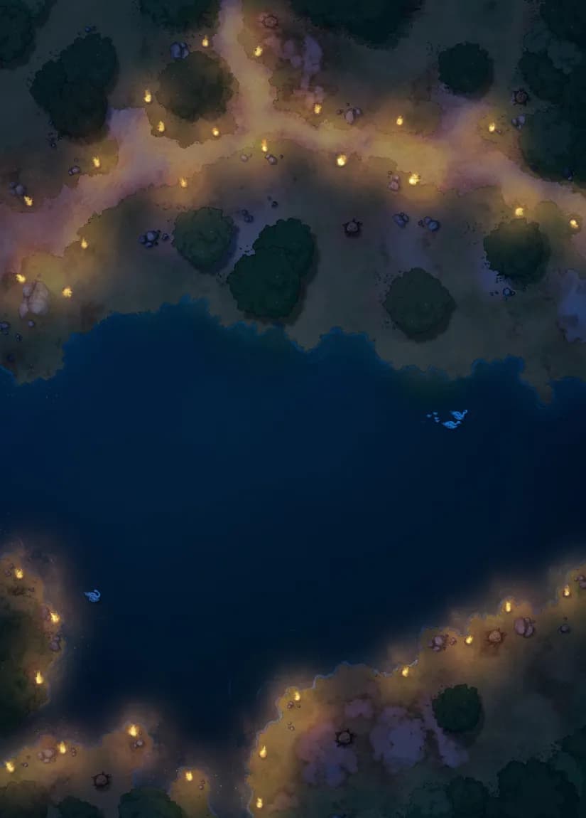 Jousting Tournament map, Pond Night variant thumbnail