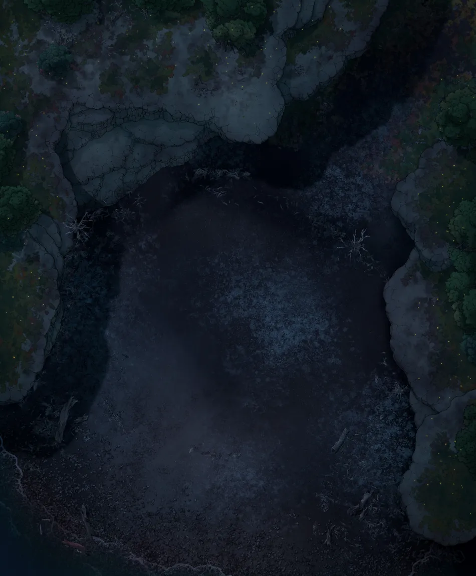 Dragon Enclosure map, Natural Night variant thumbnail