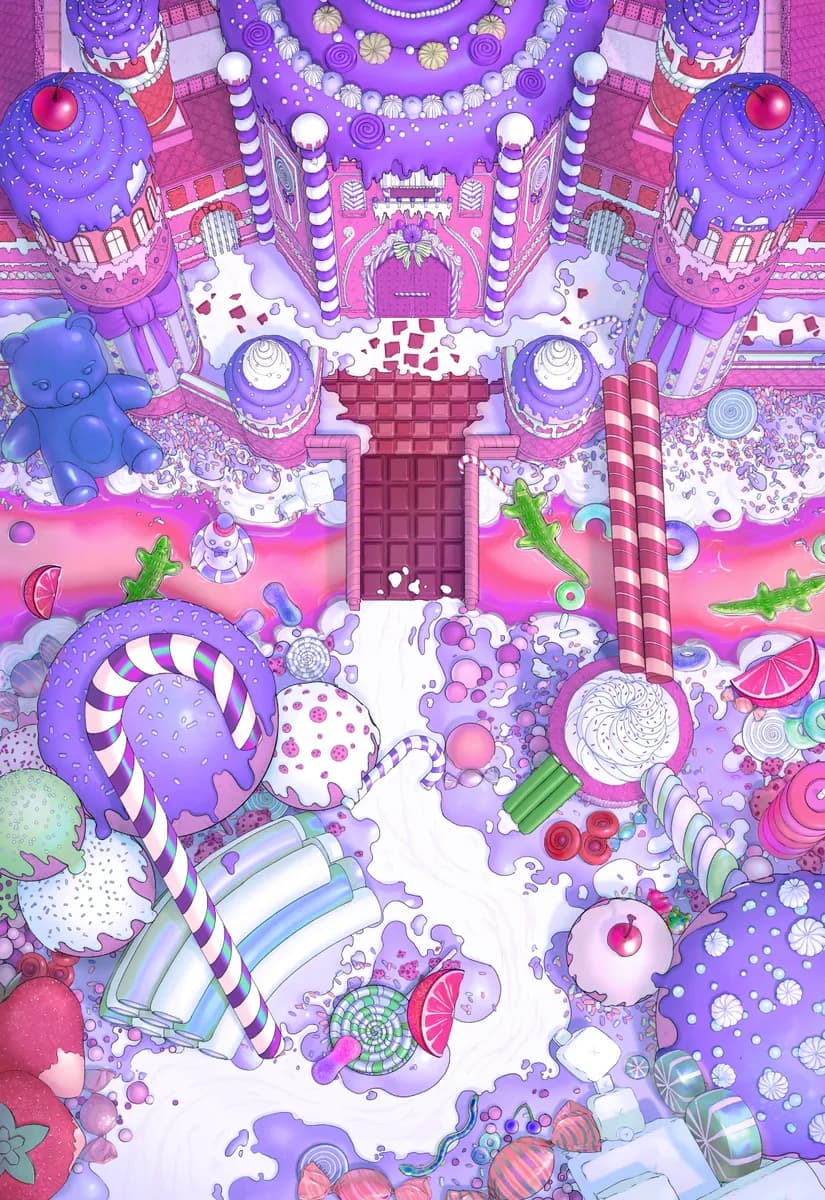 Candy Castle map, Parma Violet variant thumbnail