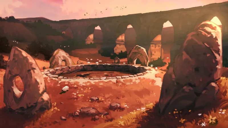 Burial Barrow map, Sunset variant thumbnail