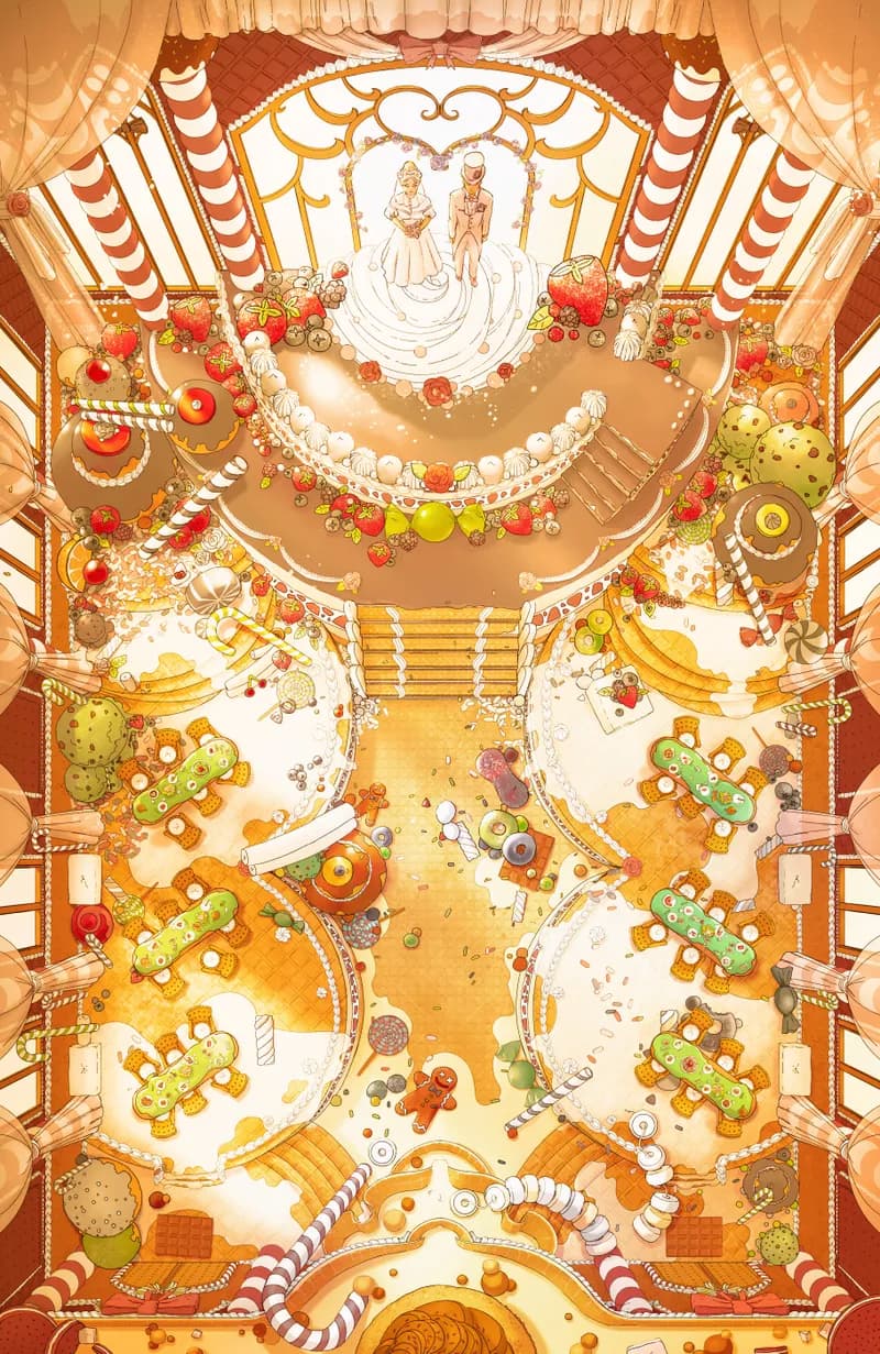 Candy Castle Banquet Hall map, Sundrop variant thumbnail