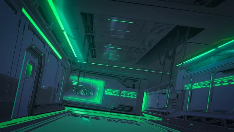 The Claymore Corridor map, Glow variant thumbnail