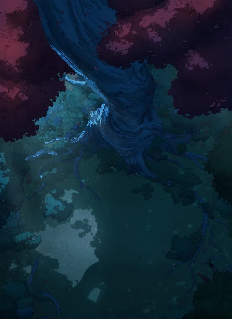 Sacred Grove map, Natural Night variant thumbnail