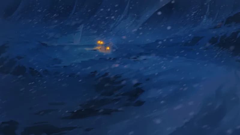 Remote Ice Village map, Lonely Igloo Night variant thumbnail