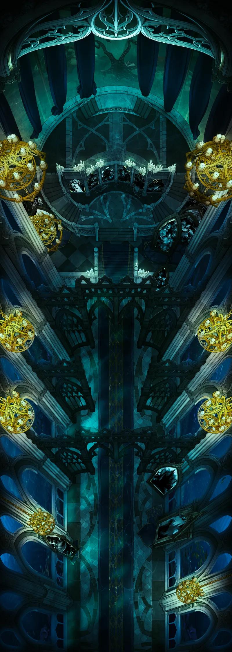 Throne Gallery map, Underwater variant thumbnail