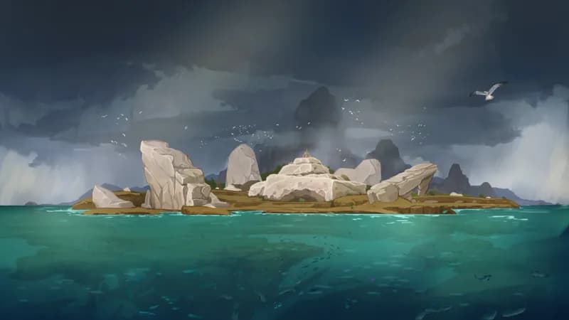 Siren's Shipwreck Shore map, Natural Day variant thumbnail
