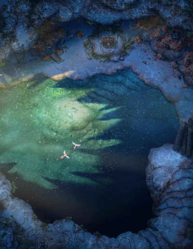 Jungle Treasure Trove map, Cove variant thumbnail