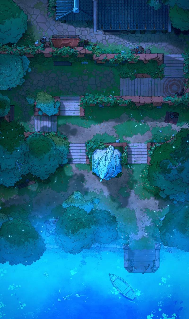 Mossy Steps map, Radiant Waters variant thumbnail