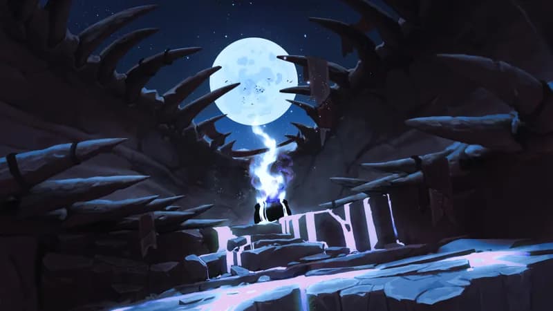 Annis Hag Lair map, Moonlight variant thumbnail