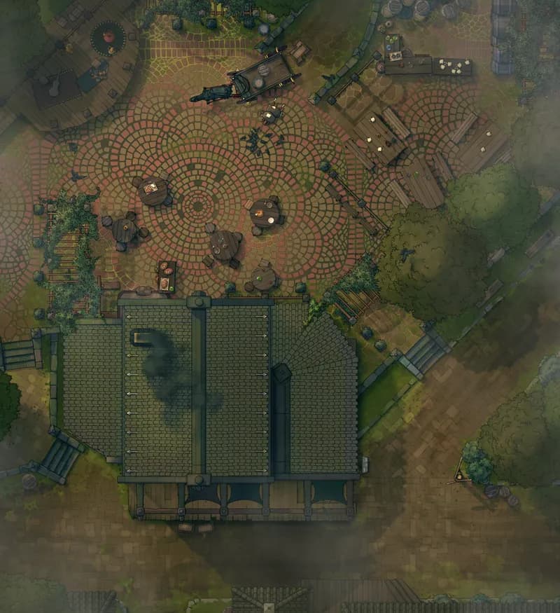 Beer Garden Tavern map, Gothic variant thumbnail